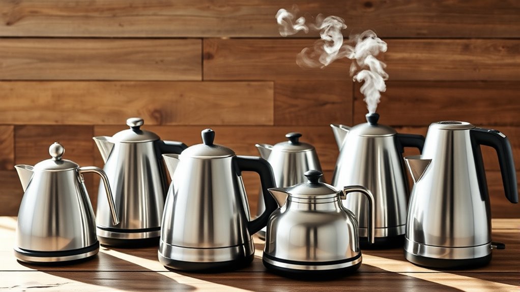 top stainless steel kettles