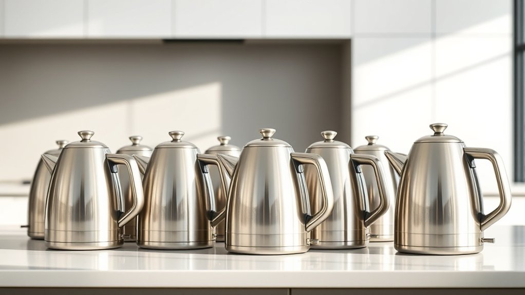 top stainless steel kettles