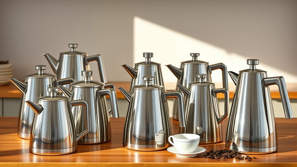 top stainless steel kettles