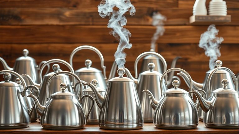 top stainless steel kettles