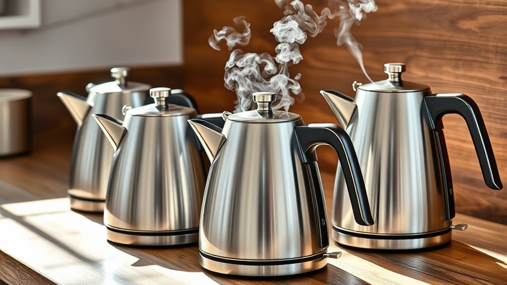 top stainless steel kettles