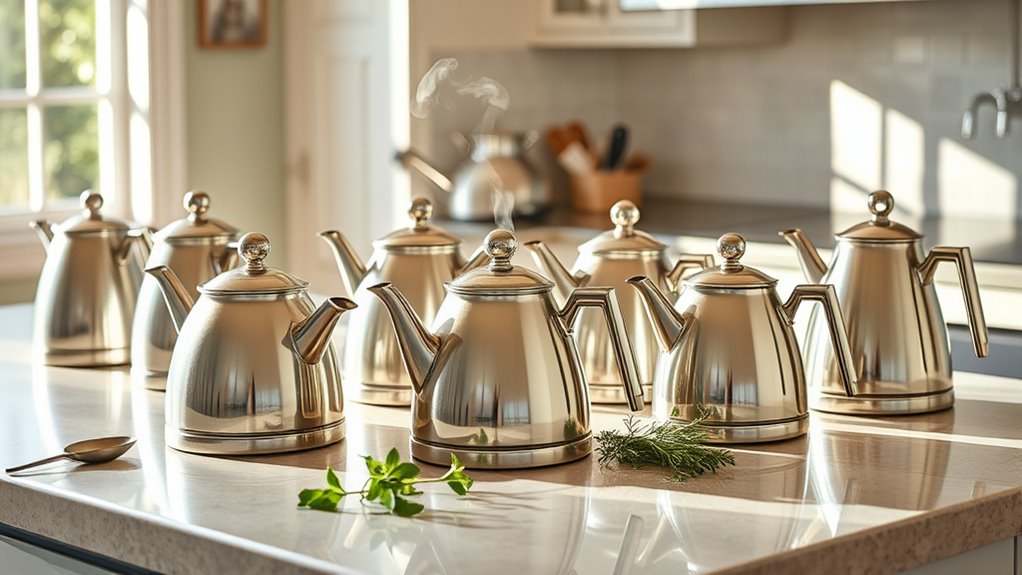 top stainless steel kettles