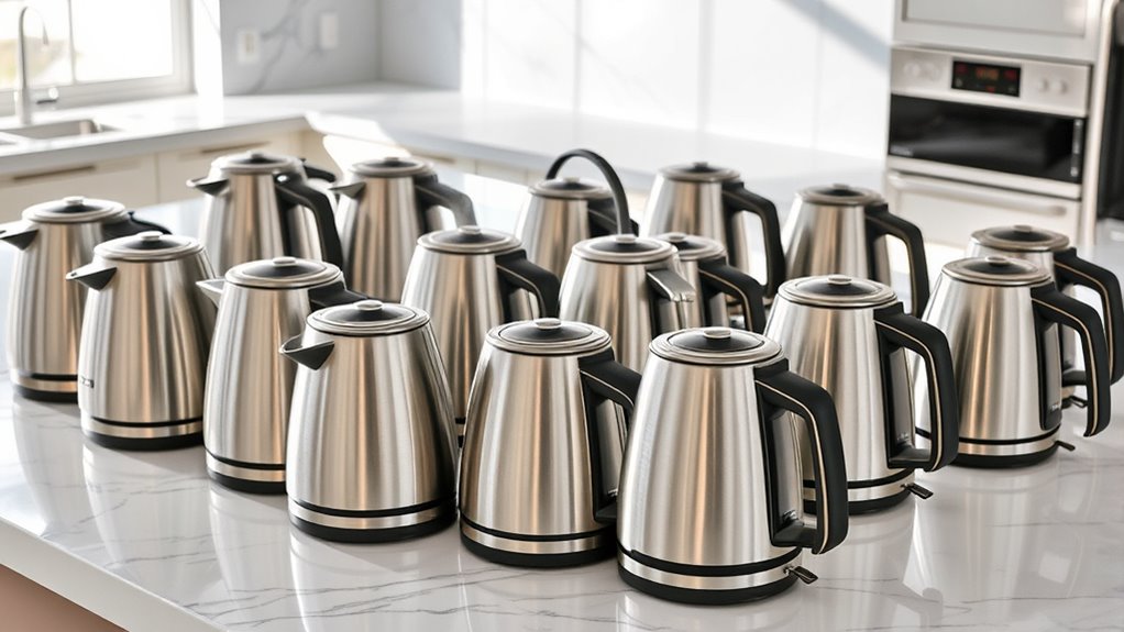 top stainless steel kettles