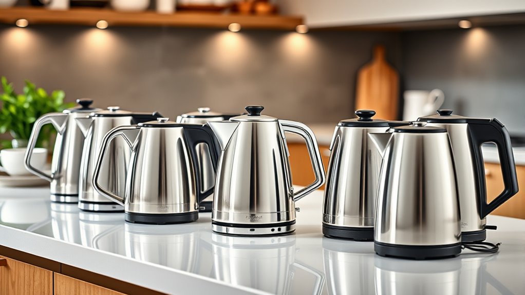 top stainless steel kettles