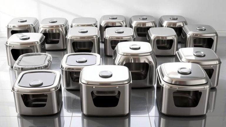 top stainless steel litter boxes