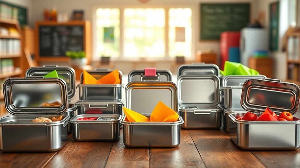 top stainless steel lunch boxes