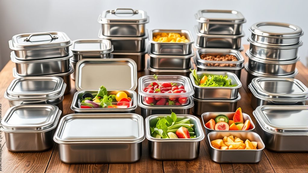 top stainless steel lunch boxes