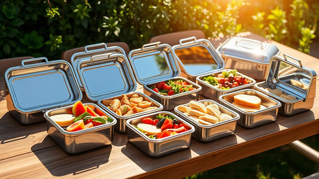 top stainless steel lunchboxes
