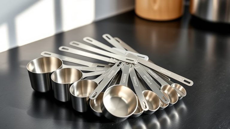 top stainless steel measuring cups