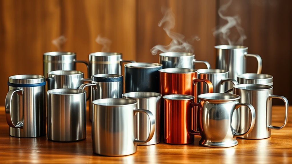 top stainless steel mugs