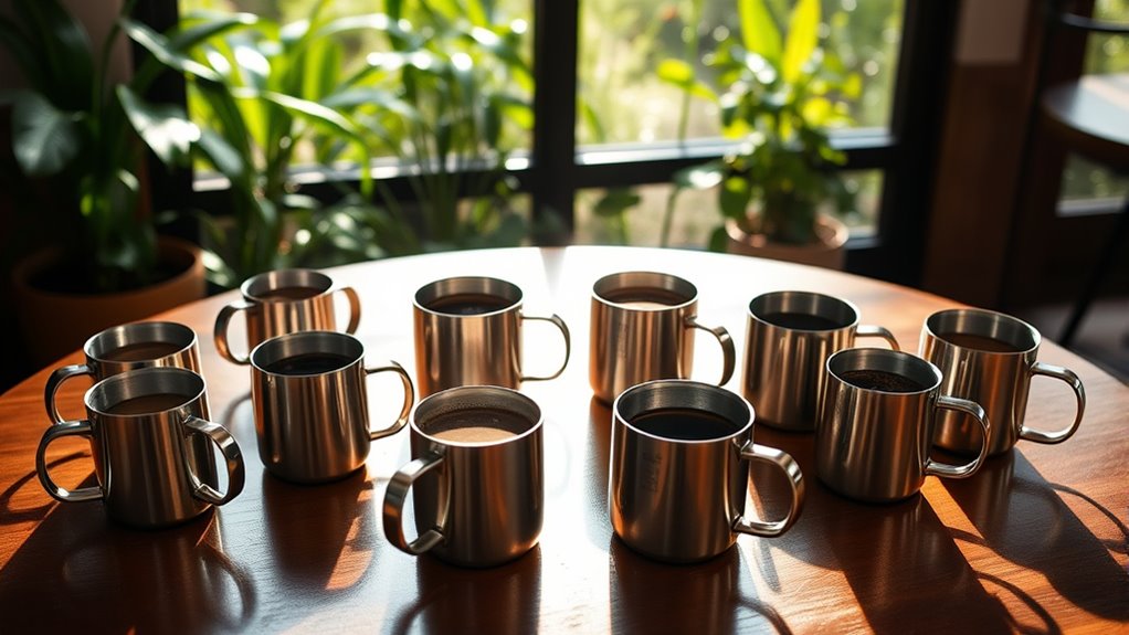 top stainless steel mugs