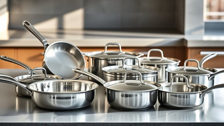 top stainless steel pans