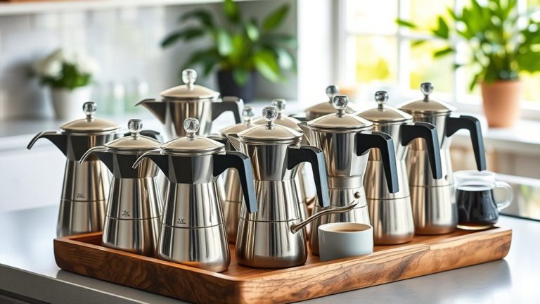 top stainless steel percolators