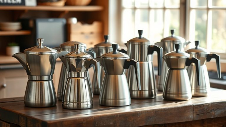 top stainless steel percolators