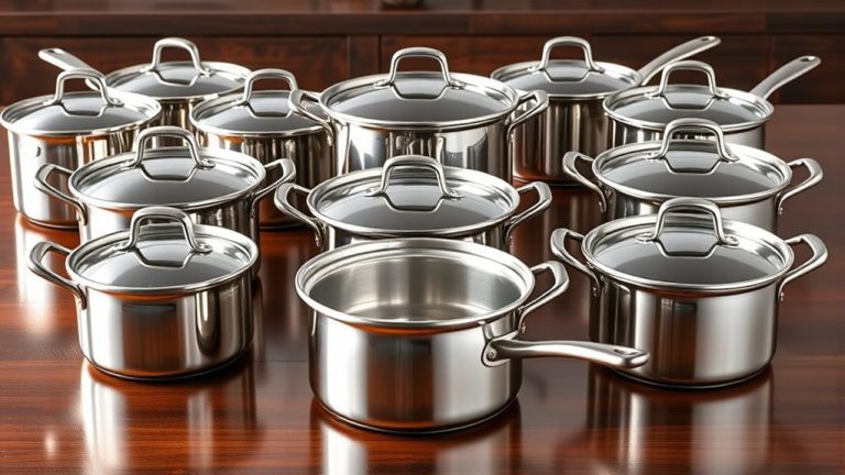 top stainless steel pots
