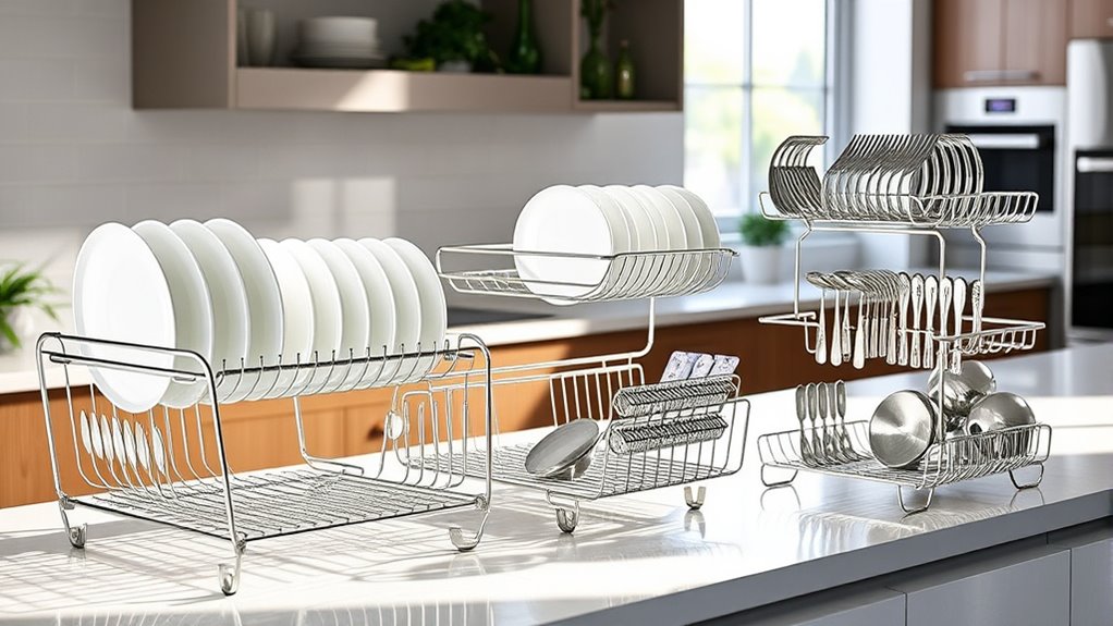 top stainless steel racks