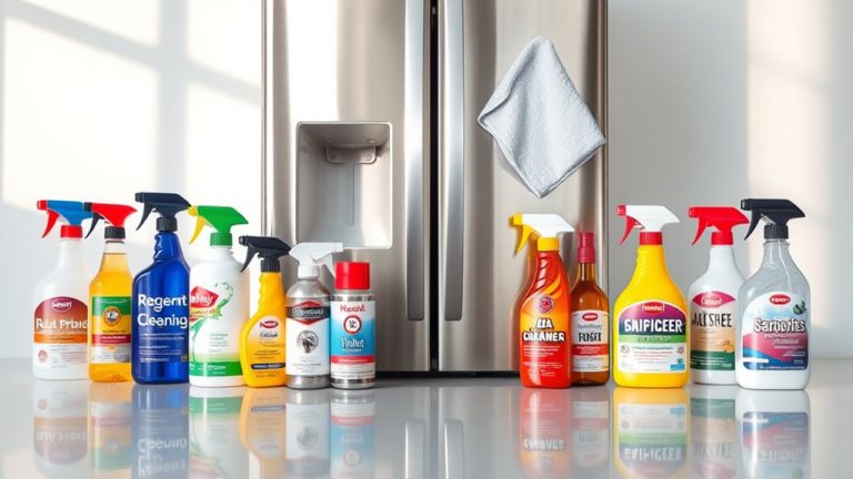 top stainless steel refrigerator cleaners