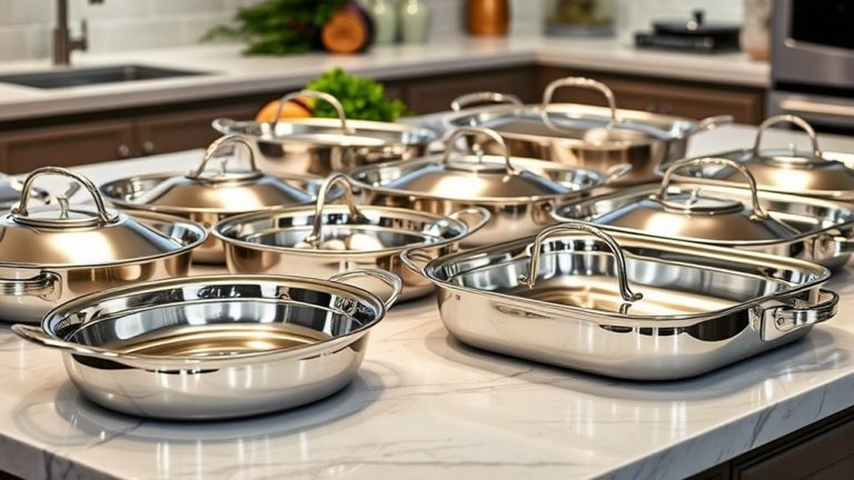 top stainless steel roasting pans
