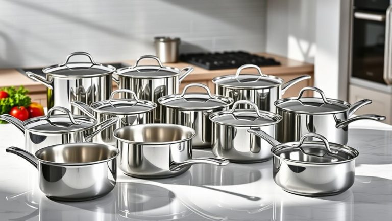 top stainless steel saucepans