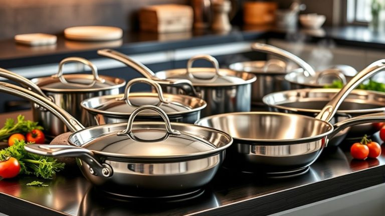 top stainless steel saut pans