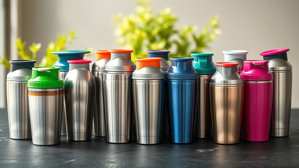 top stainless steel shakers
