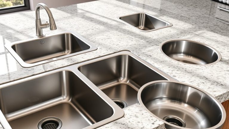 top stainless steel sinks