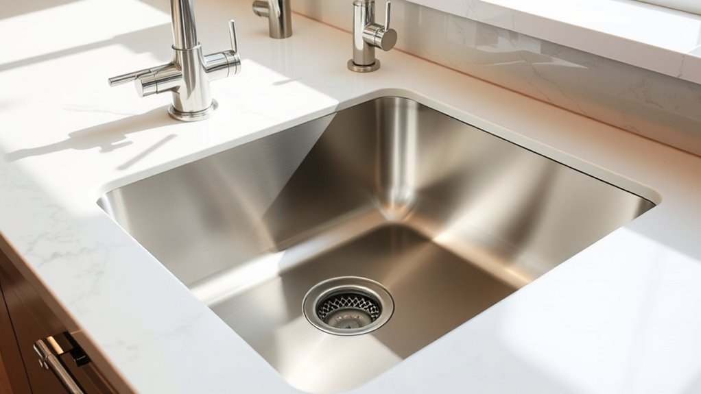 top stainless steel sinks