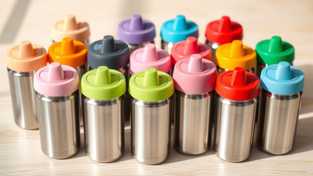top stainless steel sippy cups
