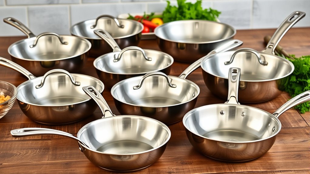 top stainless steel skillets