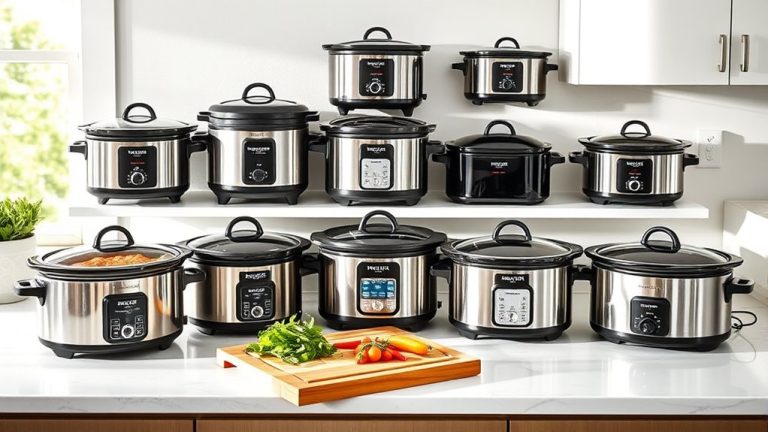 top stainless steel slow cookers
