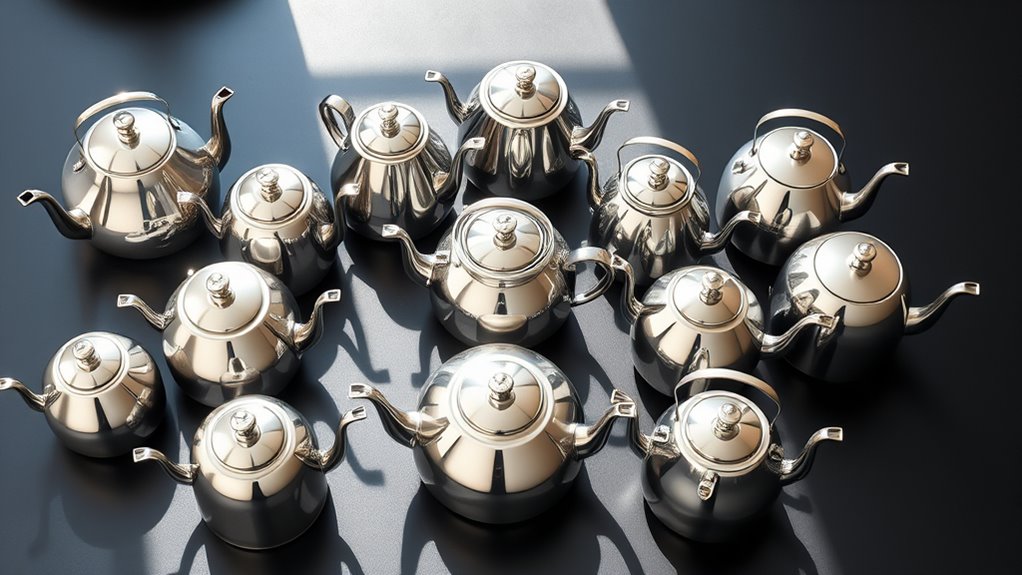 top stainless steel teapots