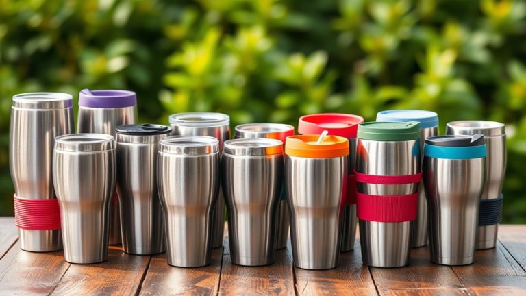 top stainless steel tumblers