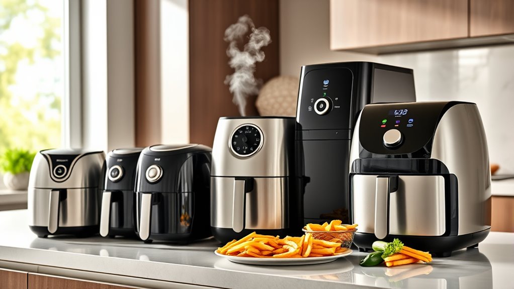 top steam air fryers