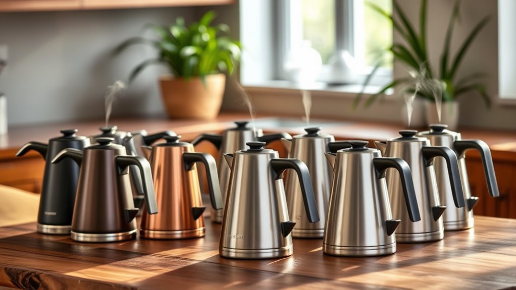 top stove gooseneck kettles