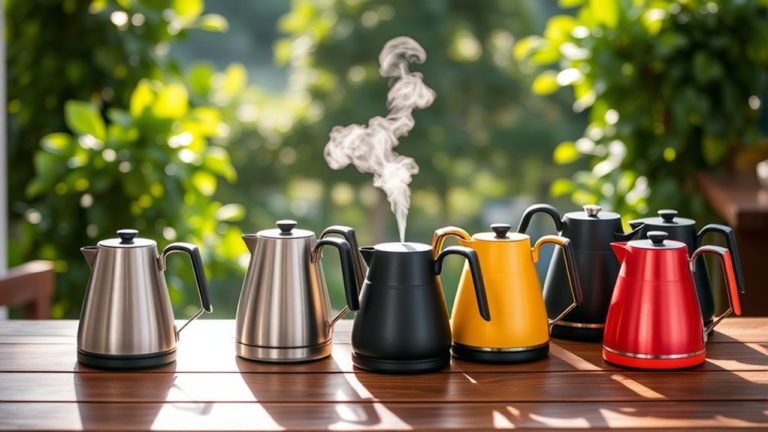 top swan neck kettles