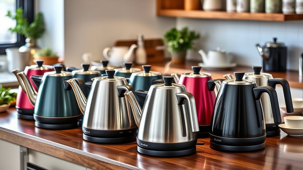 top temperature controlled kettles