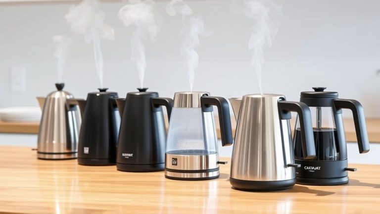 top temperature controlled kettles