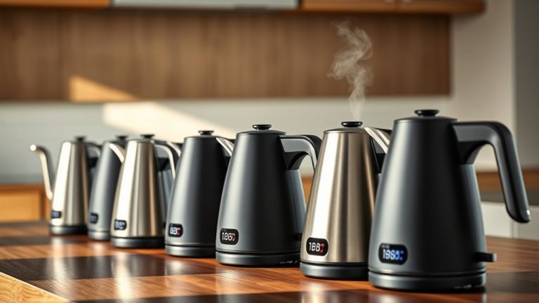 top temperature controlled kettles
