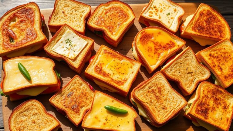 top toasted cheese sandwiches