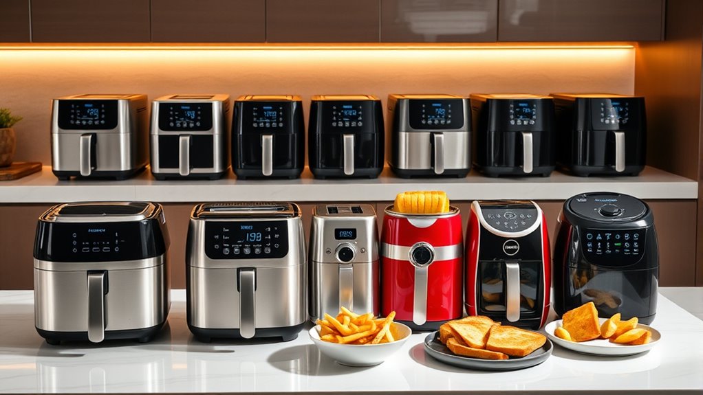 top toaster air fryer combos