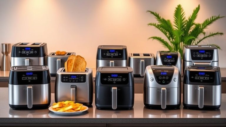 top toaster and air fryers