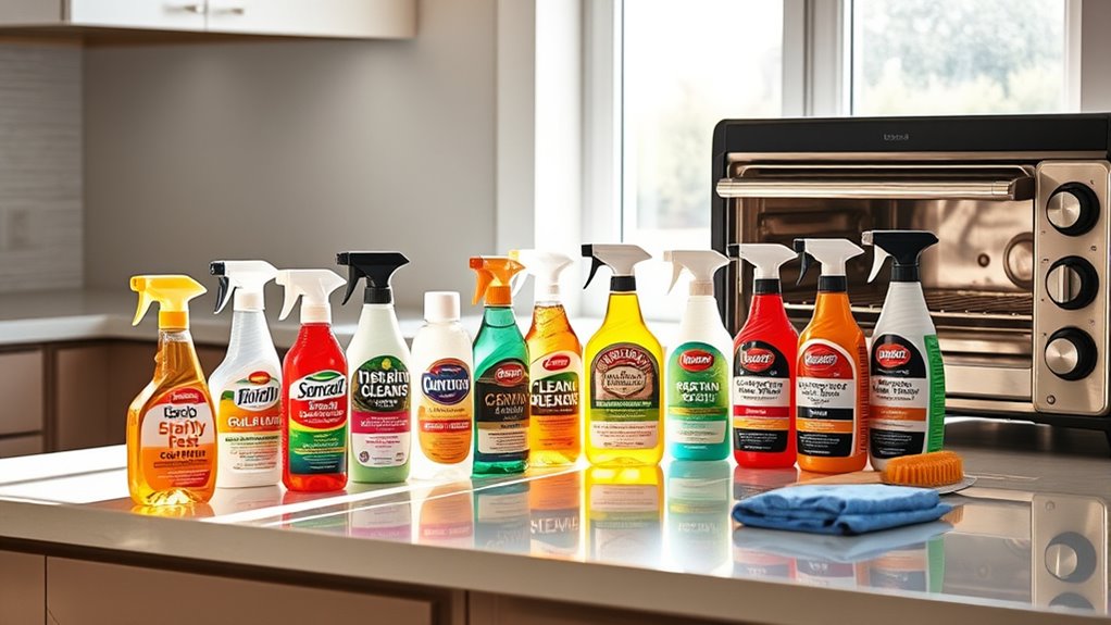 top toaster oven cleaners