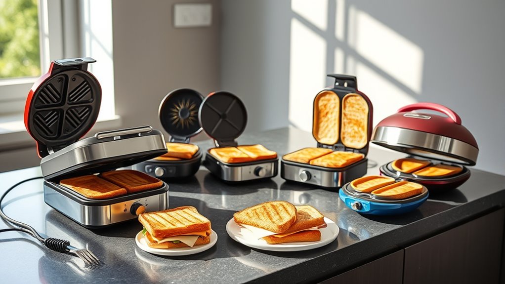 top toasting sandwich makers