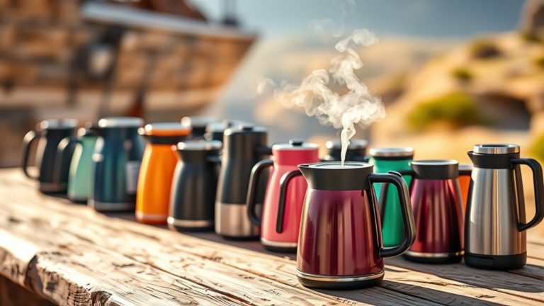 top travel hot water kettles