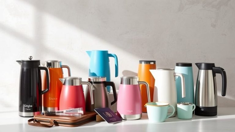 top travel water kettles