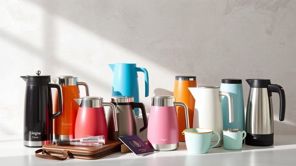 top travel water kettles