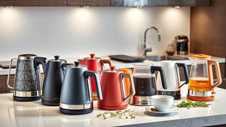 top trendy electric kettles
