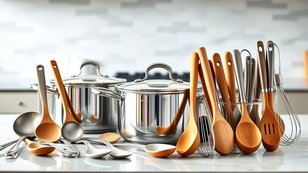 top utensils for stainless cookware