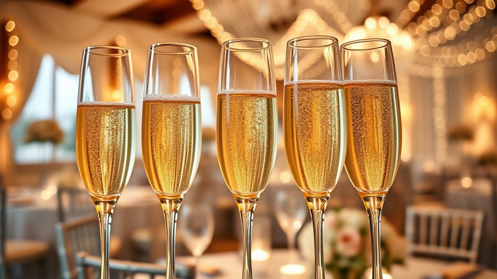 top wedding champagne selections