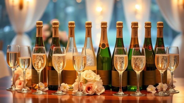 top wedding sparkling wines